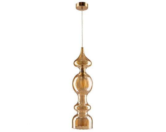 Подвесной светильник Crystal Lux Iris SP1 A Amber