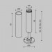 Аксессуар Maytoni Technical CA025BA-B Аксессуар Maytoni Technical CA025BA-B