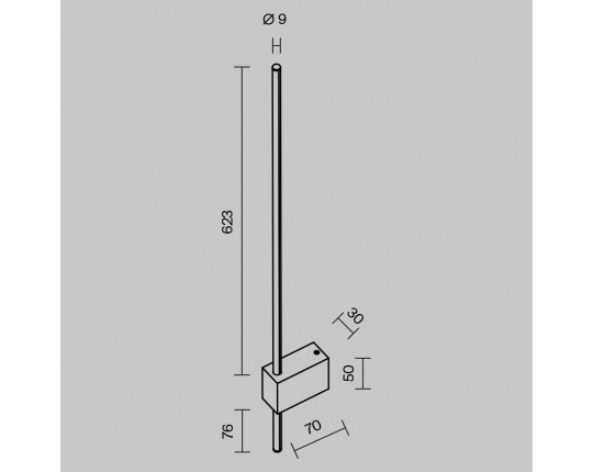 Настенный светильник Maytoni Technical C070WL-L6W3K