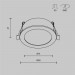 Встраиваемый светильник Maytoni Technical Downlight Orb DL130-GX53-B