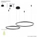 Подвесной светодиодный светильник Crystal Lux Fortuna SP123W Led Black