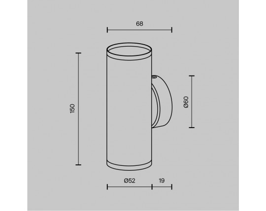 Бра Maytoni Technical Focus S C068WL-02W