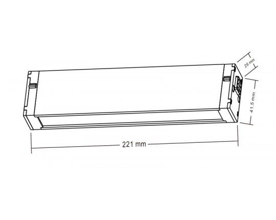 Светильник трековый Crystal Lux CLT 0.35 001 12W BL M4000K