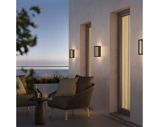 Уличный настенный светильник Maytoni Outdoor Frame O527WL-L12B3K