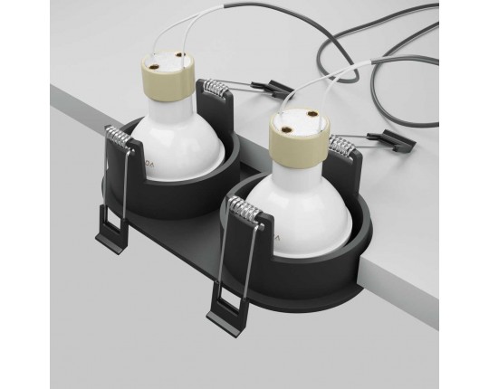 Встраиваемый светильник Maytoni Technical DL126-02-GU10-B