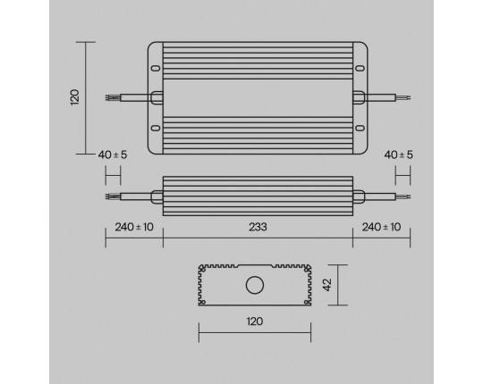 Блок питания Maytoni PSL008-400W-48V-IP67