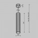 Подвесной светильник Maytoni Technical Calipso P106PL-01-GU10-BS