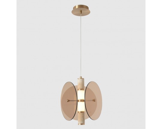 Подвесной светильник Crystal Lux AMARILLO SP12W LED BRASS