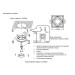Встраиваемый светильник Crystal Lux CLT 068C1 BL