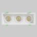 Встраиваемый светильник Crystal Lux CLT 068C3 WH