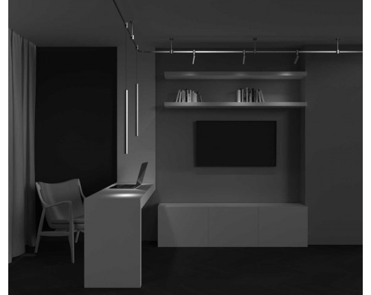 Трековый светильник Maytoni Technical TR156-1-5W4K-PT