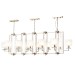 Подвесная люстра Crystal Lux Nicolas SP12 L1600 Gold/White