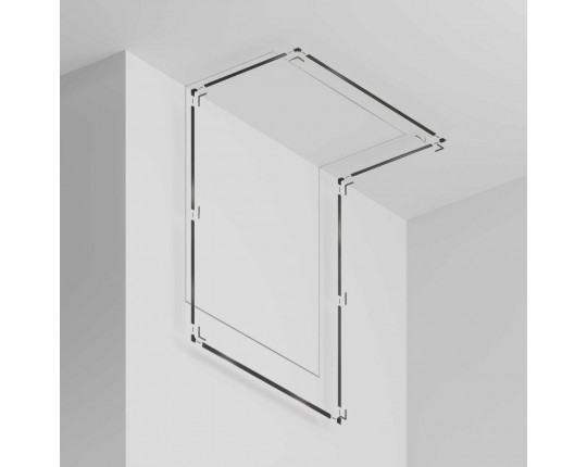 Шинопровод 2м Exility X встраиваемый под ГКЛ 12,5мм Maytoni Technical EXILITY X Busbar trunkings Exility X TRX239-422.12B