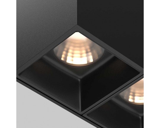 Потолочный светодиодный светильник Maytoni Technical Alfa Led C065CL-02-L12W3K-B Потолочный светодиодный светильник Maytoni Technical Alfa Led C065CL-02-L12W3K-B