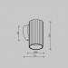Бра Maytoni Technical Calipso C106WL-01-GU10-W