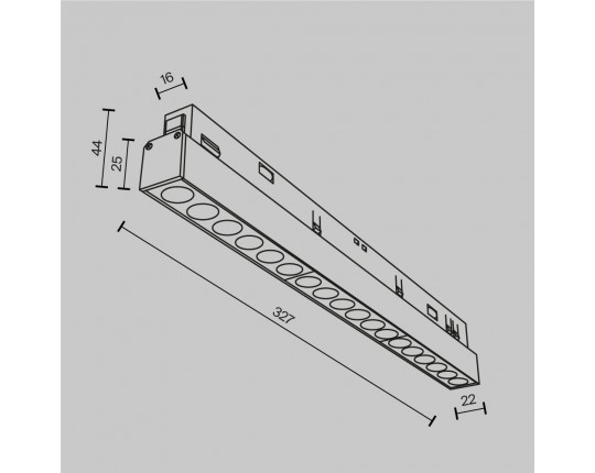Трековый светильник Maytoni Technical Points TR031-2-18W2.7K-B