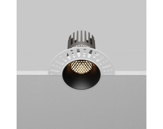 Встраиваемый светильник Maytoni Technical DL124-10W-3K-TRS-B
