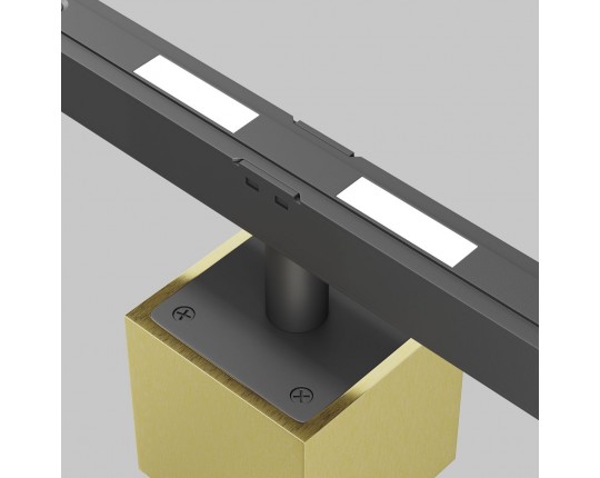 Трековый светодиодный светильник Maytoni Technical Magnetic Exility Alfa S TR133-2-7W3K-BS