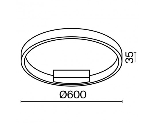 Потолочный светодиодный светильник Maytoni Rim MOD058CL-L35BSK Потолочный светодиодный светильник Maytoni Rim MOD058CL-L35BSK