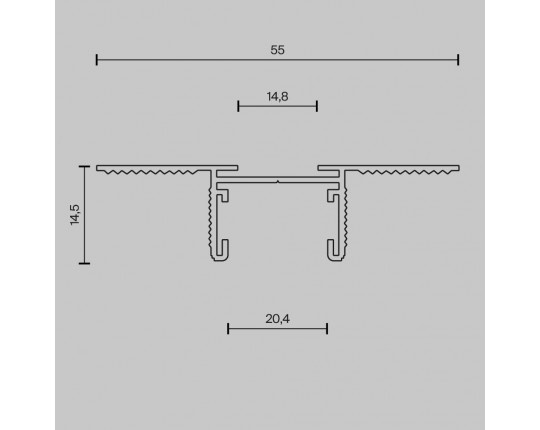 Шинопровод Maytoni Technical Basity Busbar TRX172-121B