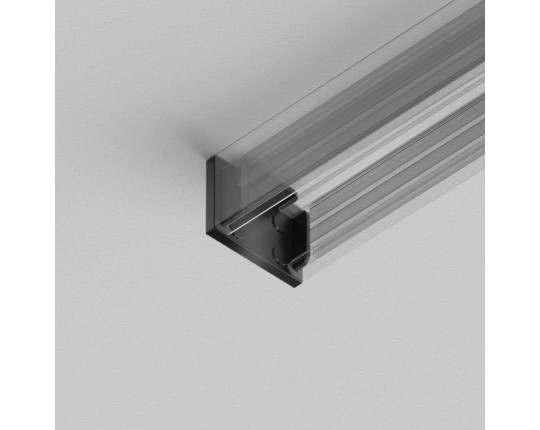 Заглушки к накладному/встраиваемому шинопроводу Exility X 2шт, черные Maytoni Technical EXILITY X Accessories for tracks Exility X TRA239EC-41B
