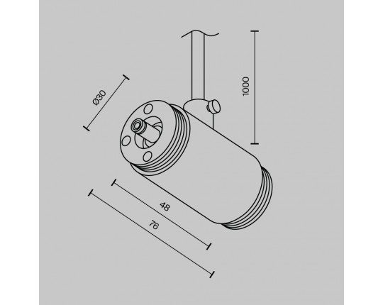 Аксессуар Maytoni Technical CA013IC-P-B