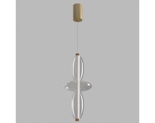 Подвесной светодиодный светильник Crystal Lux Quasar SP14W Led Transparent
