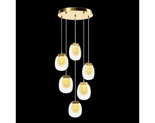 Подвесной светодиодный светильник Maytoni Modern Biology MOD367PL-L18BBSK
