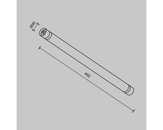 Аксессуар Maytoni Technical CA011-L500-B Аксессуар Maytoni Technical CA011-L500-B