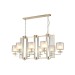 Подвесная люстра Crystal Lux Nicolas SP8 L1000 Gold/White Подвесная люстра Crystal Lux Nicolas SP8 L1000 Gold/White