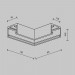 Коннектор угловой Exility X накладной, черный Maytoni Technical EXILITY X Accessories for tracks Exility X TRA239CL-41B Коннектор угловой Exility X накладной, черный Maytoni Technical EXILITY X Accessories for tracks Exility X TRA239CL-41B