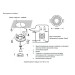 Встраиваемый светильник Crystal Lux CLT 001C1 WH V2
