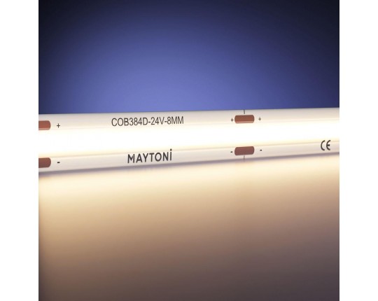 Светодиодная влагозащищенная лента Maytoni 12W/m 384LED/m COB теплый белый 5M 201078