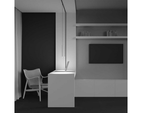 Трековый подвесной светильник Maytoni Technical Skim TR191-1-3W3K-M-BW