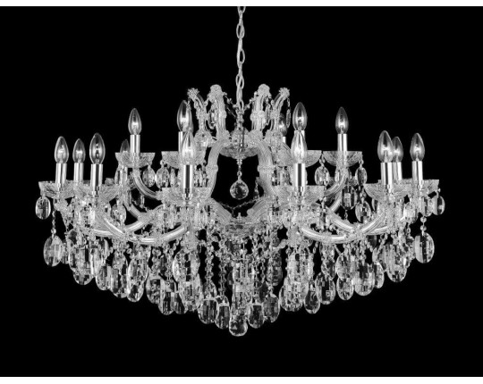 Подвесная люстра Crystal Lux Hollywood SP12+6 Chrome Подвесная люстра Crystal Lux Hollywood SP12+6 Chrome