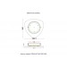 Настенный светодиодный светильник Crystal Lux Fresa AP10W Led D380White