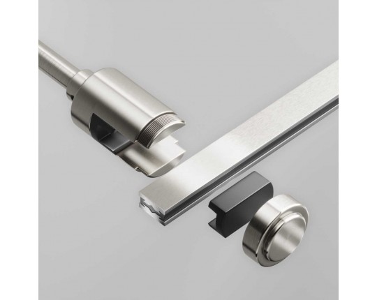 Крепление настенное Wall одинарное удлиненное Maytoni Technical TRA155CW-SL1-PT