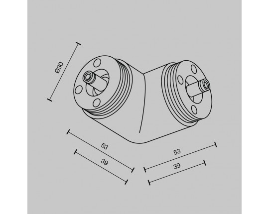 Аксессуар Maytoni Technical CA014CL-B Аксессуар Maytoni Technical CA014CL-B