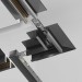 Угол-соединитель 45° Exility X встраиваемый под ГКЛ 12,5мм, черный Maytoni Technical EXILITY X Accessories for tracks Exility X TRA239CLS-42.12B