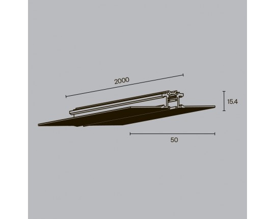 Шинопровод встраиваемый Maytoni Technical Busbar trunkings Levity TRX184-132B