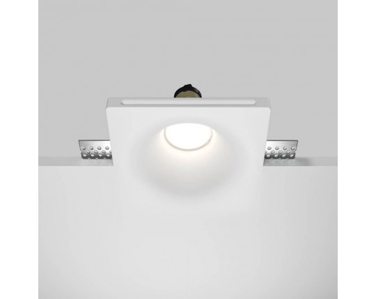 Встраиваемый светильник Maytoni Technical Gyps Modern DL001-1-01-W-1