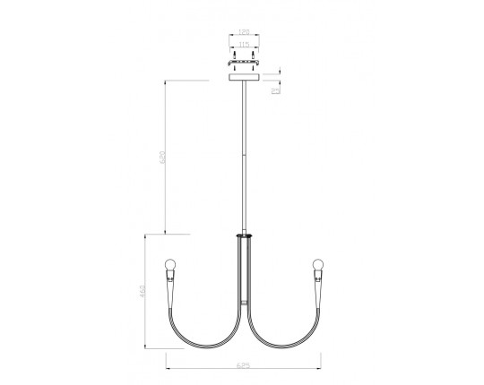 Подвесная люстра Freya Branches FR5253PL-06BS