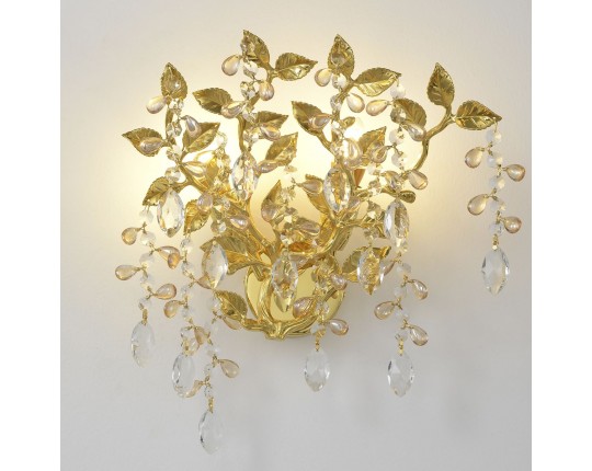 Настенный светильник Crystal Lux Eden AP2 Gold