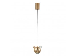 Подвесной светодиодный светильник Crystal Lux Amigo SP Led Gold