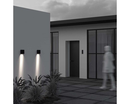Уличный настенный светильник Maytoni Outdoor Shell O505WL-L6B3K