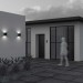 Уличный настенный светильник Maytoni Outdoor Block O507WL-L10B3K Уличный настенный светильник Maytoni Outdoor Block O507WL-L10B3K