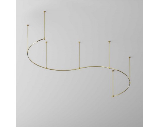Шинопровод круглый из полукругов 1800мм Maytoni Technical FLARITY Busbar trunkings Flarity TRX154-2SR-D1800-BS