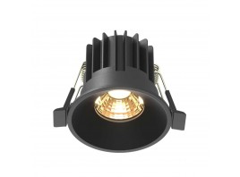 Встраиваемый светильник Maytoni Technical Downlight Round DL058-7W2.7K-B