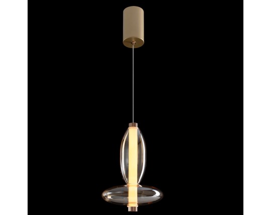 Подвесной светодиодный светильник Crystal Lux Quasar SP10W Led Amber