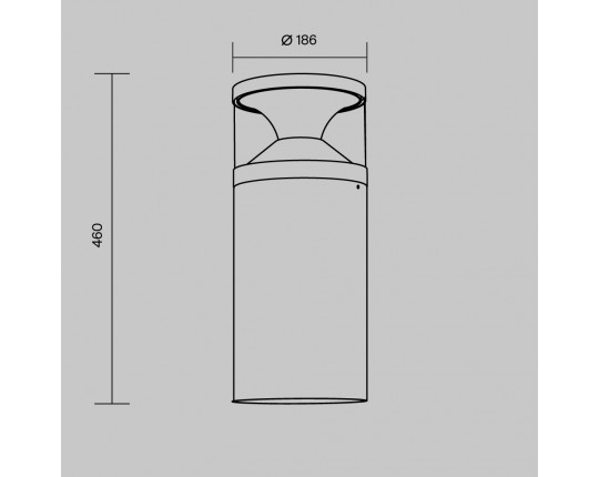 Ландшафтный светильник Maytoni Outdoor O496FL-L21B3K1